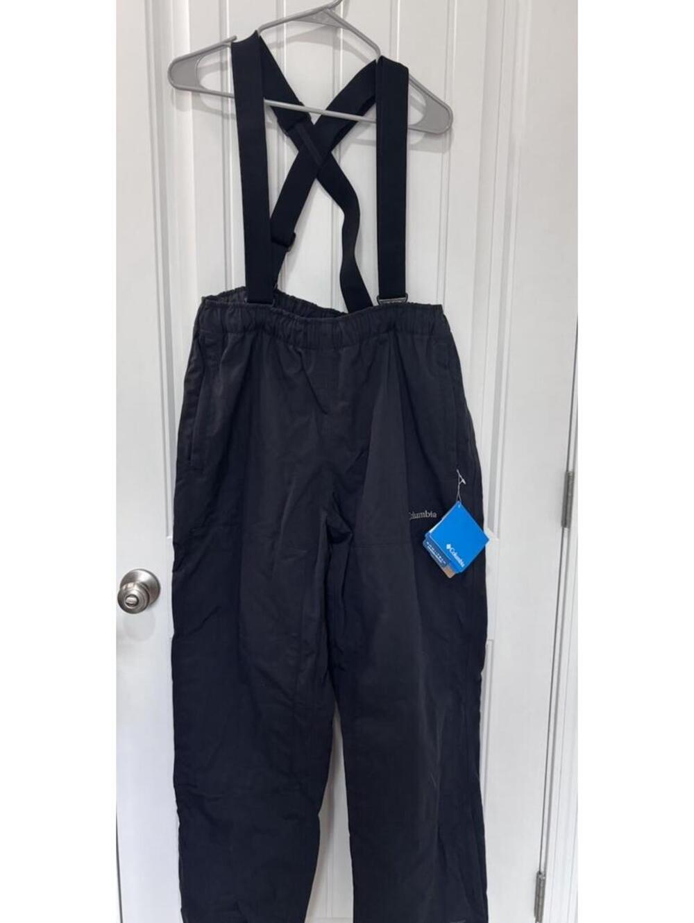 Columbia Omni-Tech Men's Snow Ski Bibs Size Large Black NWT Waterproof